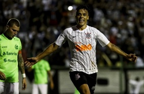 Atacante Hugo Sandoval no duelo contra o Juventude, pela Copinha São Paulo 2020
