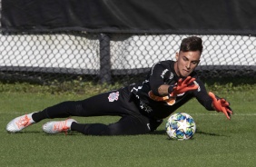 Donelli no primeiro treino do Corinthians nos EUA