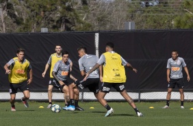 Elenco do Corinthians no primeiro treino do Corinthians nos EUA