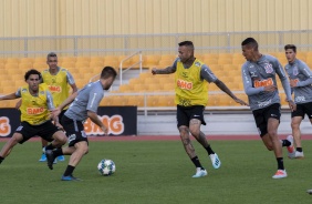 Gabriel, Luan e companheiros treinam na tarde desta tera-feira na Flrida