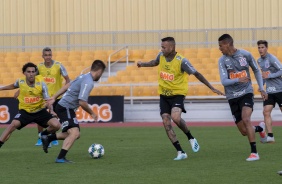 Gabriel, Luan e companheiros treinam na tarde desta tera-feira na Flrida