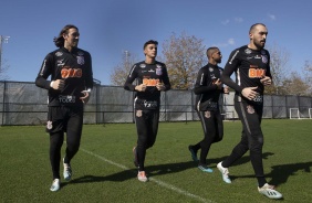 Goleiros do Timão no primeiro treino do Corinthians nos EUA