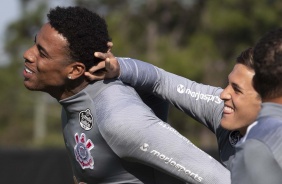 Gustavo e Vital no treino desta manhã em pelo dia de estreia na Florida Cup