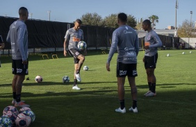 Luan e companheiros no treinamento em solo americano em preparao para primeiro na Flrida