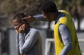 Madson e Gustavo no treino desta manh em pelo dia de estreia na Florida Cup