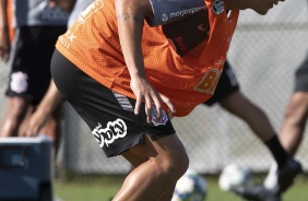 Mateus Vital no primeiro treino do Corinthians nos EUA