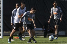 Méndez, Fagner e Luan no primeiro treino do Corinthians nos EUA
