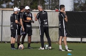 Tiago Nunes e comisso tcnica no treino em solo americano para estreia no Torneio da Flrida