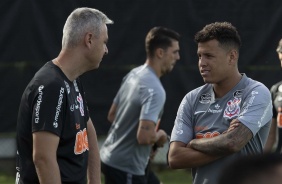 Tiago Nunes e Sidcley no treino em solo americano para estreia no Torneio da Flrida