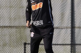 Tiago Nunes no treino desta manhã em pelo dia de estreia na Florida Cup