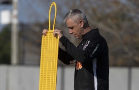 Treinador Tiago Nunes no treino desta manh em pelo dia de estreia na Florida Cup