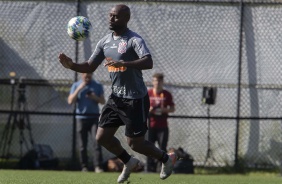 Vagner Love no primeiro treino do Corinthians nos EUA