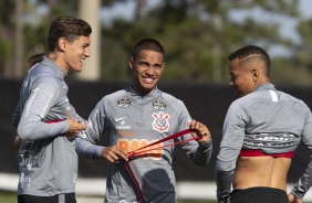 Vital e Madson no treino desta manhã em pelo dia de estreia na Florida Cup