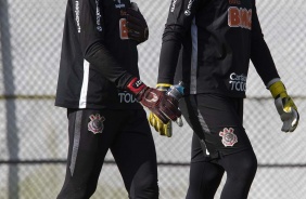 Walter e Cssio no treino em solo americano para estreia no Torneio da Flrida