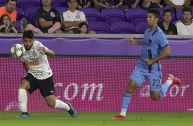 Camacho em jogada contra o New York City, pela Florida Cup