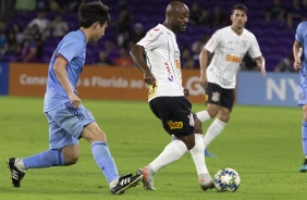 Atacante Vagner Love na partida contra o New York City, pela Florida Cup