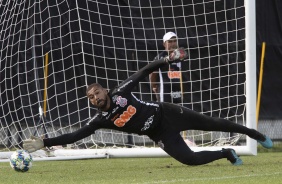 Arqueiro Filipe no treino desta sexta-feira em solo americano