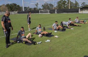 Elenco do Timo no treino desta sexta-feira em solo americano