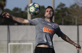 Mauro Boselli no treino desta sexta-feira em solo americano