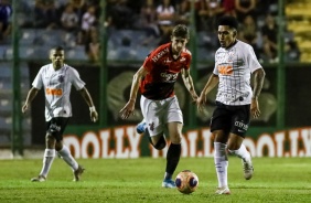 Du durante vitória sobre o Athletico-PR, pela Copinha 2020