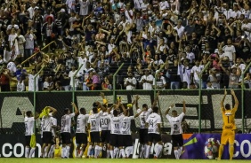 Elenco do Timozinho durante vitria sobre o Athletico-PR, pela Copinha 2020