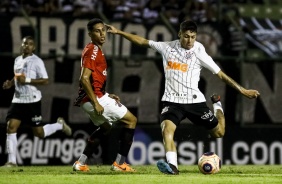 Jovem Gabriel durante vitória sobre o Athletico-PR, pela Copinha 2020