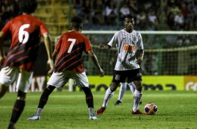 Ruan durante vitória sobre o Athletico-PR, pela Copinha 2020