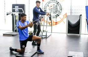 Guilherme e Ronald treinam para semifinal da Copinha 2020