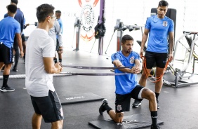Vitinho e Sandoval treinam para semifinal da Copinha 2020