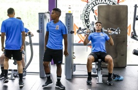 Juan e Sandoval treinam para semifinal da Copinha 2020