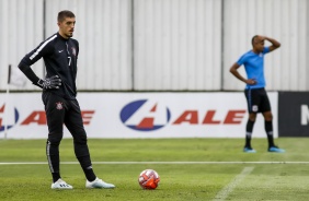 Guilherme no treino do Sub-20 para semifinal da Copinha contra o Inter