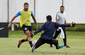 Walisson no treino do Sub-20 para semifinal da Copinha contra o Inter