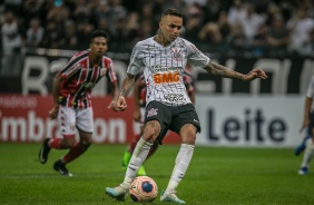 Luan na partida contra o Botafogo-SP