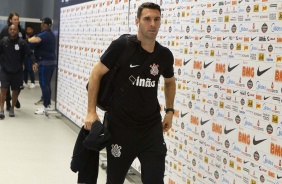 Boselli chega a Arena Corinthians para duelo contra o Botafogo-SP, pelo Paulista