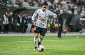 Fagner durante a vitria do Corinthians no Paulisto