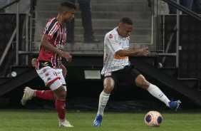 Janderson no jogo contra o Botafogo-SP, pelo Paulistão 2020