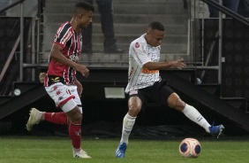 Janderson no jogo contra o Botafogo-SP, pelo Paulisto 2020