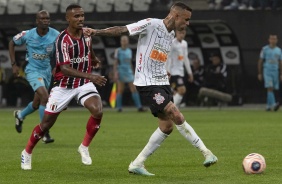 Luan em duelo diante o Botafogo-SP, pelo Paulista 2020