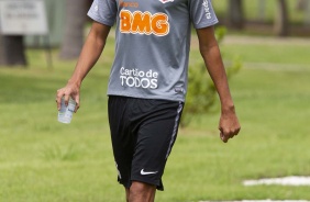 Cantillo no treino deste sábado no CT Joaquim Grava