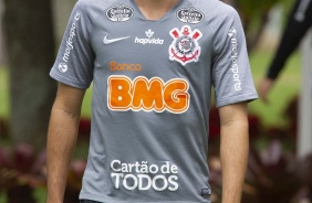 Lucas Piton no treino deste sábado no CT Joaquim Grava