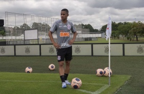 Madson no treino deste sábado no CT Joaquim Grava