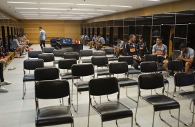Treino desta tarde na Arena Corinthians. O prximo jogo da equipe ser contra o Botafogo-SP
