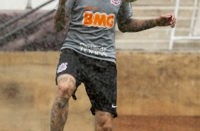 Treino desta tarde na Arena Corinthians. O prximo jogo da equipe ser contra o Botafogo-SP