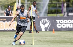 Gabriel, nesta terça, no CT Joaquim Grava