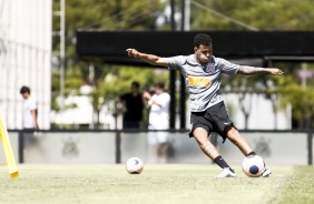 Sidcley em treino nesta terça de manhã