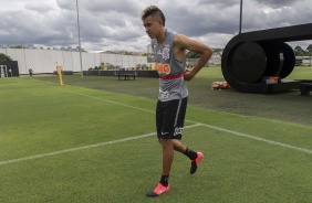 Cantillo durante treino do Corinthians nesta sexta-feira