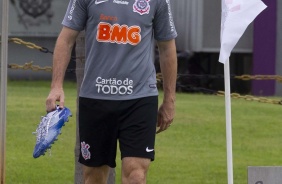 Boselli durante treino do Corinthians na manh desta sbado