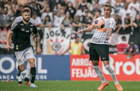 Cantillo em atuao contra o Santos na Arena Corinthians