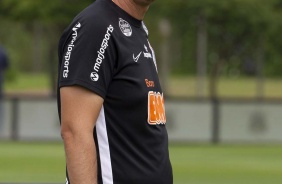 Tiago Nunes no CT Joaquim Grava nesta terça-feira