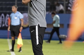 Tiago Nunes durante a partida contra o Guaraní-PAR